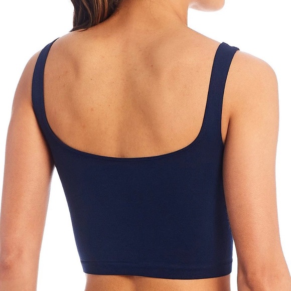 Free People Scoop Neck Crop in Navy size XS/S - Picture 2 of 7